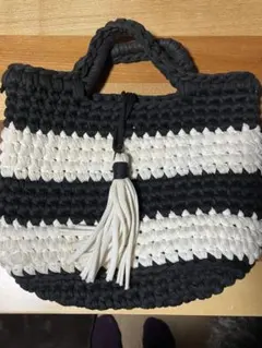 Tシャツヤーンハンドバッグ