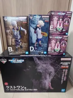 【フィギュア セミコンプ 5点セット】一番くじ HUNTER×HUNTER