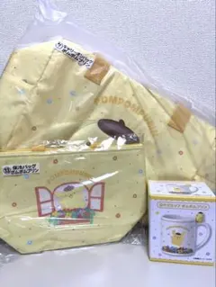 【サンリオキャラクターズ当りくじ】ポムポムプリンセット　3点セット