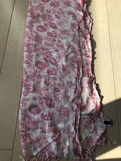 コムサ　花柄ストール