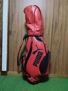 PUMA キャディバッグ レッド ブラックのサムネイル