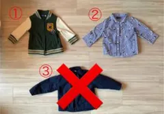 上着　アウター　シャツ　80cm　まとめ売り　2枚セット