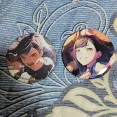 プロセカ 白石杏 グリ缶 グリッター缶バッジ 43A　44B