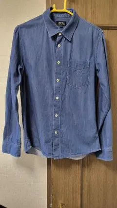 a.p.c. アーペーセー コットンシャツ xsのサムネイル
