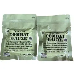 QuikClot Combat Gauze 止血ガーゼ EMS USミリタリーのサムネイル