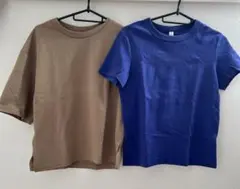 ジーユー　クルーネックT 半袖　M ドライワイドT S ユニクロ　無印良品好き