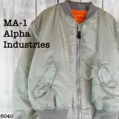 Alpha Industries MA-1 フライトジャケット 刺繍　5040のサムネイル