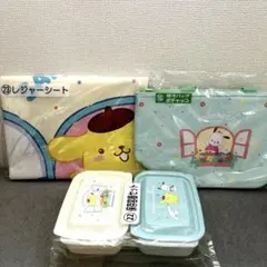 サンリオ当たりくじ⭐️レジャーシート、保存容器、保冷バッグの3点セットです