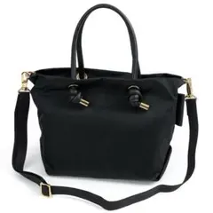 【美品】VIOLAd’ORO ビアンカ　トート　2way Sサイズ 黒のサムネイル