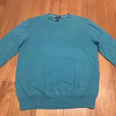 Gap ターコイズ Vネックセーター M