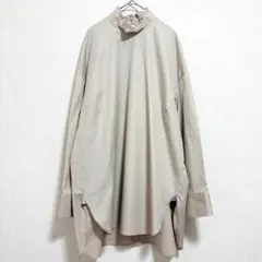 美品✨ドゥーズィエムクラス　トーマスメイソン スタンドカラー ブラウス　フリルのサムネイル