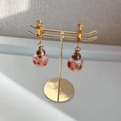 ポイント消費 イヤリング 花