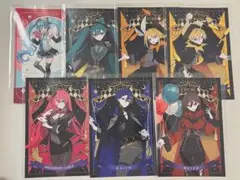 【 初音ミク 】ブラックサーカス 　ノベルティポストカード全種類セット