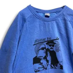 BOSZ ムービー スウェット 古着 青 ブレイキングバッド ドラマ パロディ