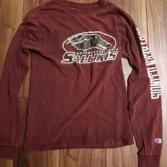 A*O様 チャンピオンChampion サウザンイリノイ大学ロングTシャツ Sサ