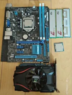 マザボ i3　2個 gtx560ti ddr3 メモリ4gb×3　ジャンクのサムネイル