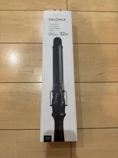 SALONIA セラミックカールヘアアイロン 32mm ブラック