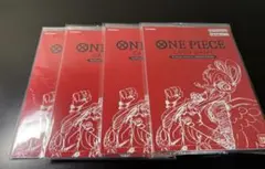 ワンピース　プレミアムカードコレクション RED 新品未開封品 4セット