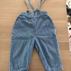 デニム サスペンダー付きパンツ 95cm以下