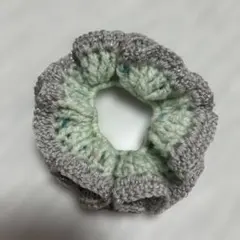 ハンドメイド　シュシュ　かぎ針編み