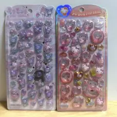 [国内正規品]うるちゅるポップシール　キティ　マイメロディー　クロミ