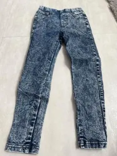 デニム風スキニーパンツ 130