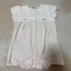 familiar ファミリア　ピンク　女の子ロンパース　70cm