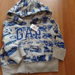 【新品タグ付き】車柄　くるま　羽織　パーカー　GAP　上着　タグ付き