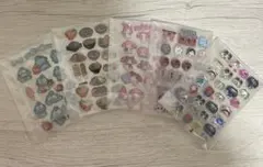 ボンボンドロップシール　マイメロ　ハンギョドン　食べ物　たまごっち　和柄