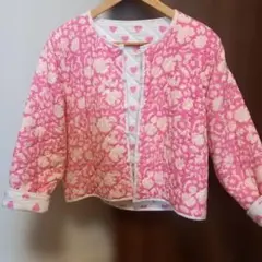 1458 UNE FEMME ノーカラー キルティング ジャケット ロンハーマン 1458 UNE FEMME ノーカラー キルティング ジャケット ロンハーマン