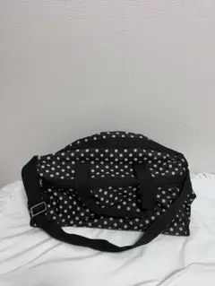 水玉模様ボストンバッグ　ドット柄