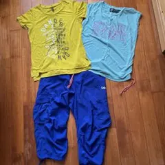 フィットネスウエアTシャツセット