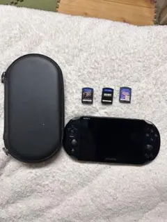 SONY PS Vita 本体 ケース ゲームカード付き
