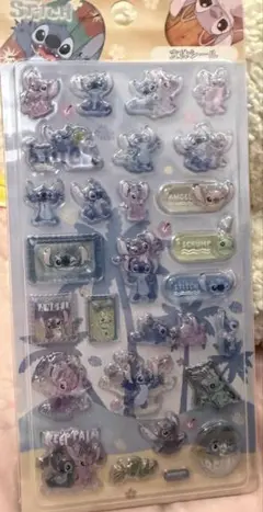 Disney Stitch スティッチ　立体シール ステッカーのサムネイル