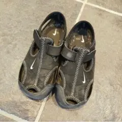 Nike ブラック サンダル　16cm