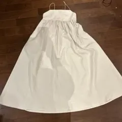 ホワイト キャミワンピース ロング　ローリーズファーム　f