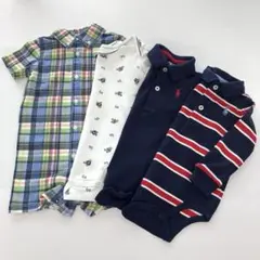 Ralph Lauren ロンパース 4点まとめ売り 70, 75