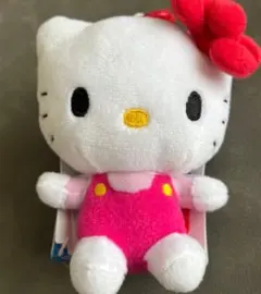 ハローキティ ぬいぐるみ 赤いリボン付き