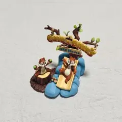 ディズニー　ミニチュアフィギュアコレクション　看板　チップ　デール