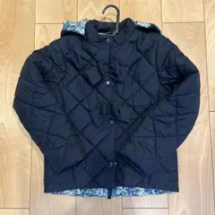 グリーンレーベルリラクシング ネイビー リボンキルティングコート130 135