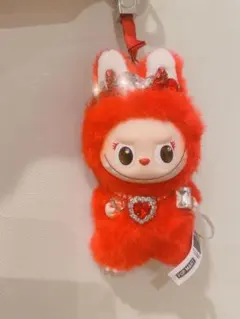 PIN FOR LOVE イニシャルラブブ　X デコレーションラブブ　赤色