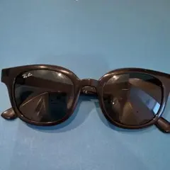 希少 レイバンサングラス 砂打ち 刻印有 Ray-Banブラック グリーン