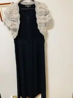 ボレロ　結婚式　パーティ用　ファーボレロ