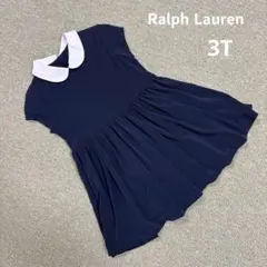 ラルフローレン フォーマルワンピース 3T 100cm 濃紺 白襟