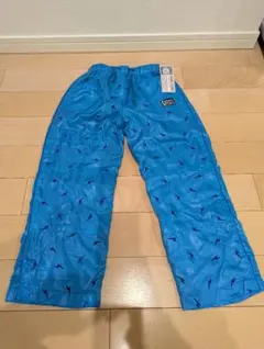 【新品タグ付き】　ズボン　シャカシャカ　120 スノーウェア　防寒着　ブルー