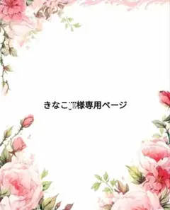 きなこ¨̮♡⃛様専用ページ