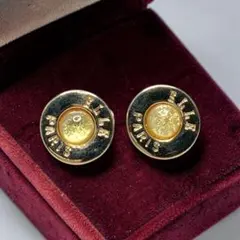 ELLE Paris ゴールド イヤリング　ヴィンテージ