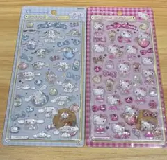 【正規品】ボンボンドロップシール シナモロール ハローキティピンク 第二弾 2種