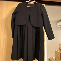 黒いフォーマルドレス（ボレロ付き）