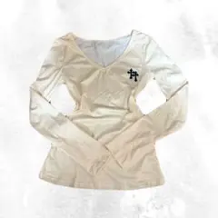 十字架 トップス 長袖 グランジ y2k 平成 ギャル パンク